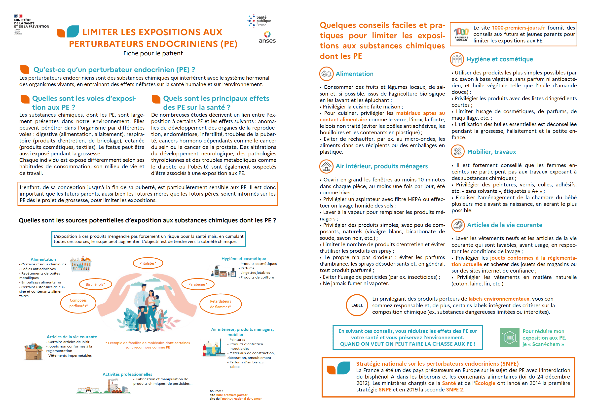 Limiter les expositions aux perturbateurs endocriniens
